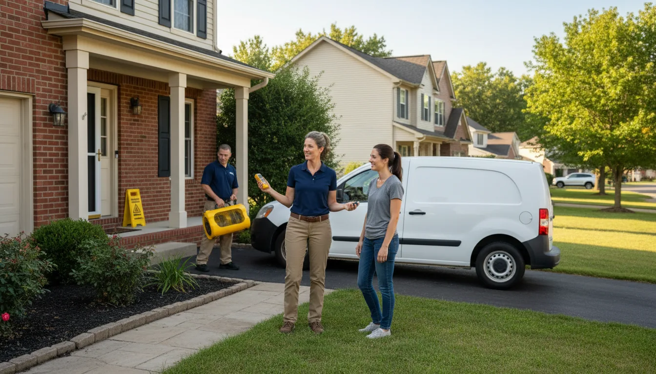 Residential water damage restoration in Stateline, NV